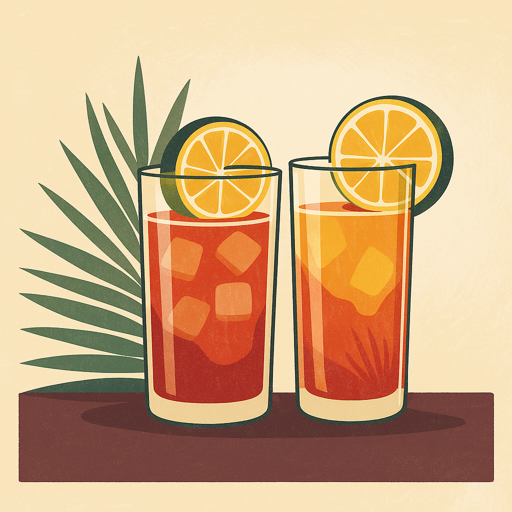 Cocteles servidos con estilo durante experiencia gastronómica